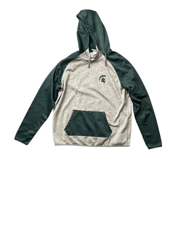 Men's Hoodies with Zippered PocketsSweatshirt Hoodie By Nike Apparel In Green, Size: L Men's Hoodies with Zippered PocketsSweatshirt Hoodie By Nike Apparel In Green, Size: L