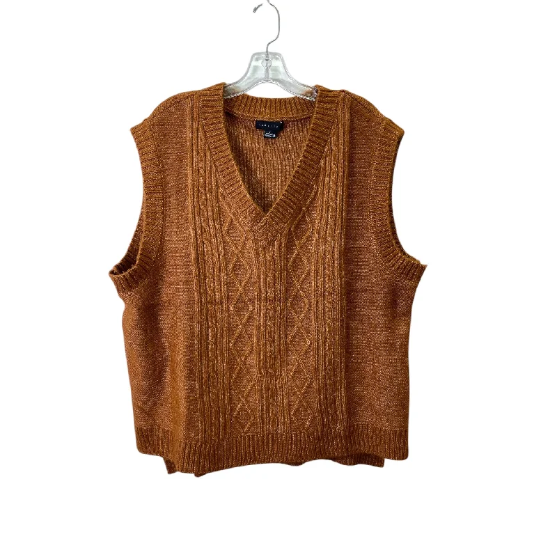 Men's Coats with Chest PocketsVest Sweater By Sanctuary In Brown, Size:Xl