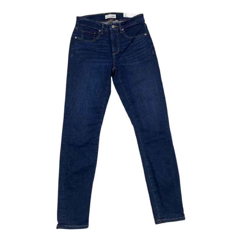 Everyday Casual Men's JeansJeans Skinny By Loft In Blue Denim, Size:0