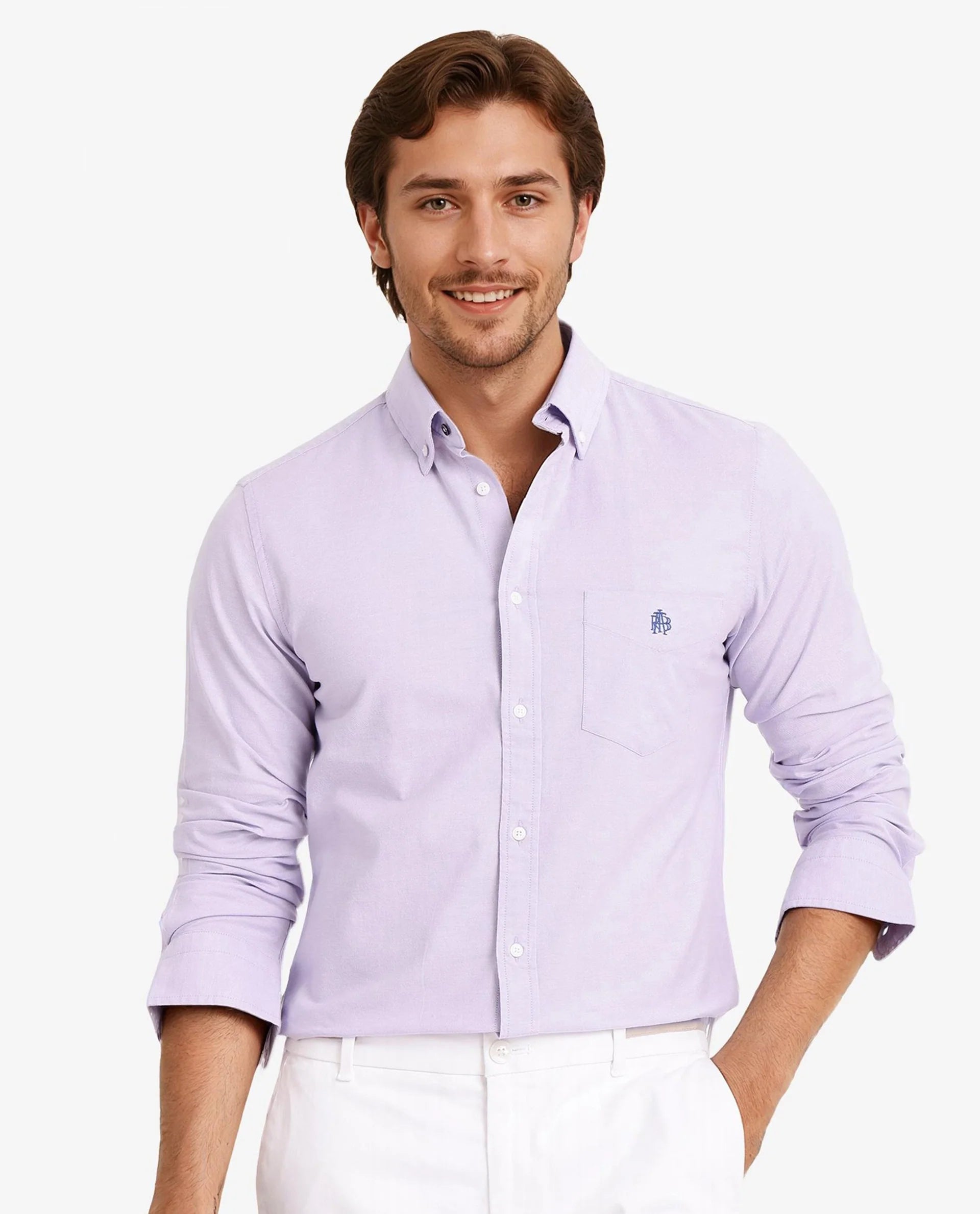 Men's Patterned Dress Shirts for a Unique TwistRare Rabbit Men Oxob Light Purple Full Sleeve Collared Neck Button Closure Regular Fit Plain Shirt Men's Patterned Dress Shirts for a Unique TwistRare Rabbit Men Oxob Light Purple Full Sleeve Collared Neck Button Closure Regular Fit Plain Shirt