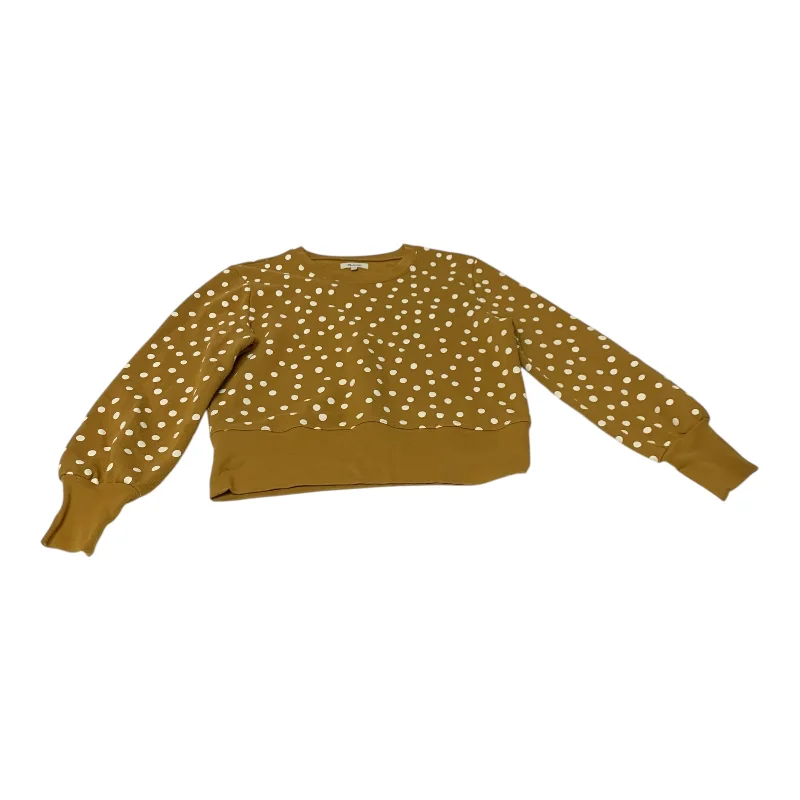 Men's Hoodies with Reinforced StitchingSweatshirt Crewneck By Madewell In Yellow, Size: L Men's Hoodies with Reinforced StitchingSweatshirt Crewneck By Madewell In Yellow, Size: L