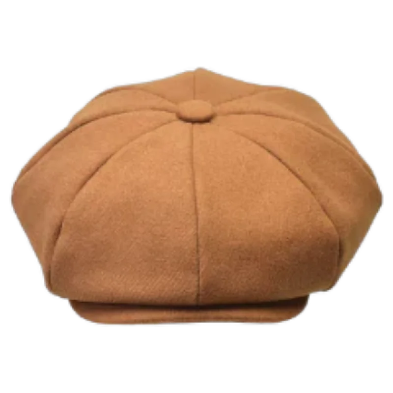 Oversized Bucket HatsCamel Men's Wool Apple Hat Casual Looks