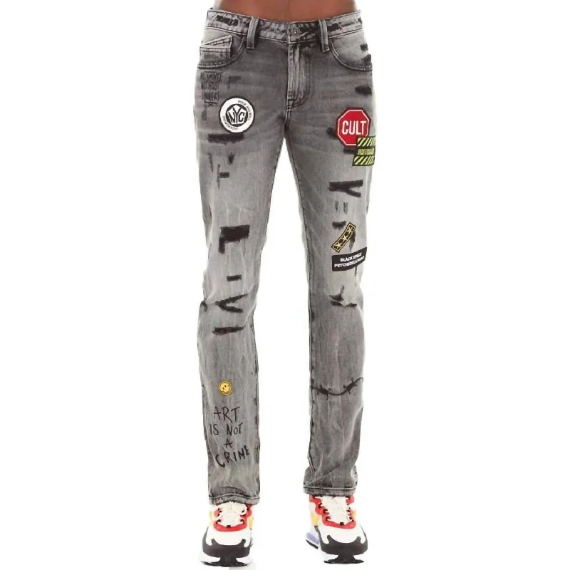 Premium Quality Men's Jeans for Every OccasionMen's Rocker Slim Graffiti Jean In Black Acid Premium Quality Men's Jeans for Every OccasionMen's Rocker Slim Graffiti Jean In Black Acid
