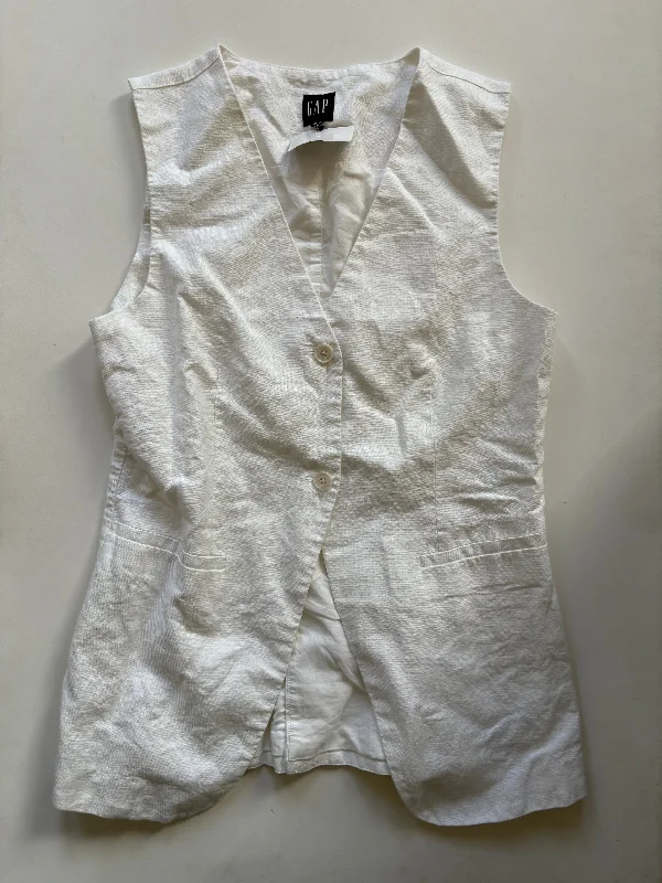 Luxurious Men's Cashmere CoatsVest Other By Gap In White, Size: S