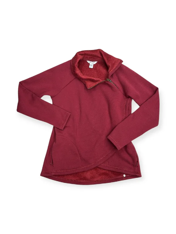 Men's Hoodies with Lined HoodsAthletic Sweatshirt Crewneck By Athleta In Red, Size: S Men's Hoodies with Lined HoodsAthletic Sweatshirt Crewneck By Athleta In Red, Size: S
