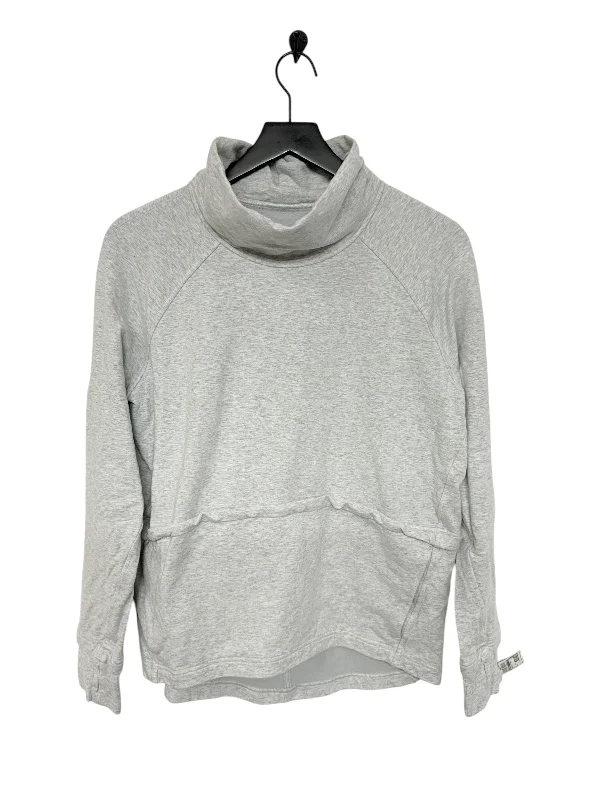 Men's Hoodies for LoungingSweatshirt Crewneck By Lululemon In Grey, Size: 4