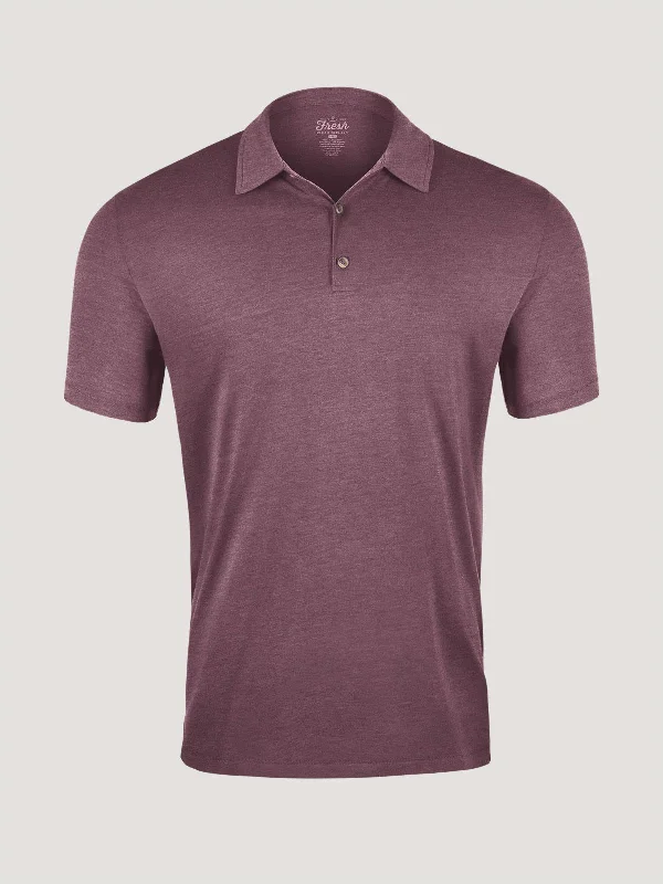 Men's Sleeveless TopsBurgundy Torrey Polo FINAL SALE