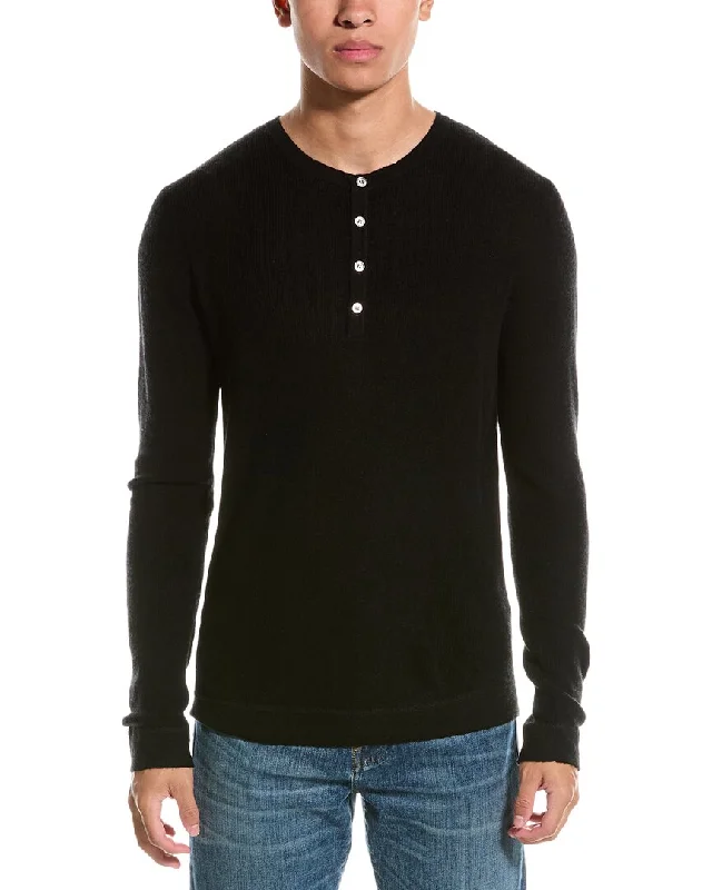 Men's Sweaters with Fair Isle PatternsKier+J Wool & Cashmere-Blend Henley Sweater