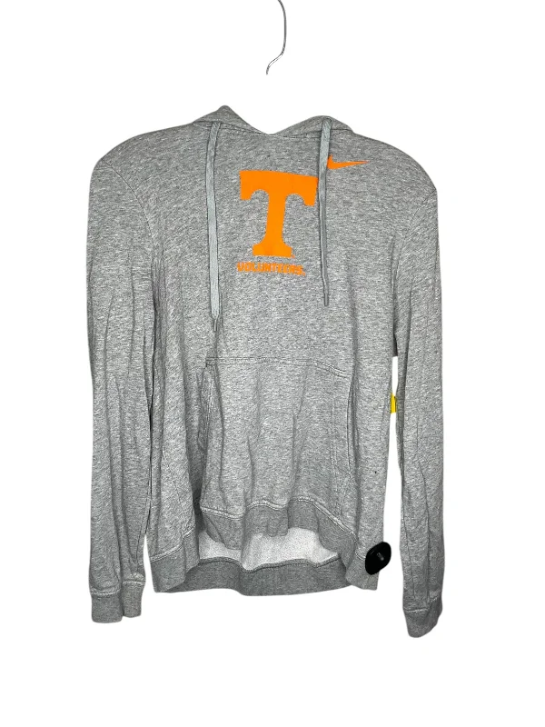 Men's Hoodies for Short MenAthletic Sweatshirt Hoodie By Nike In Grey, Size: M