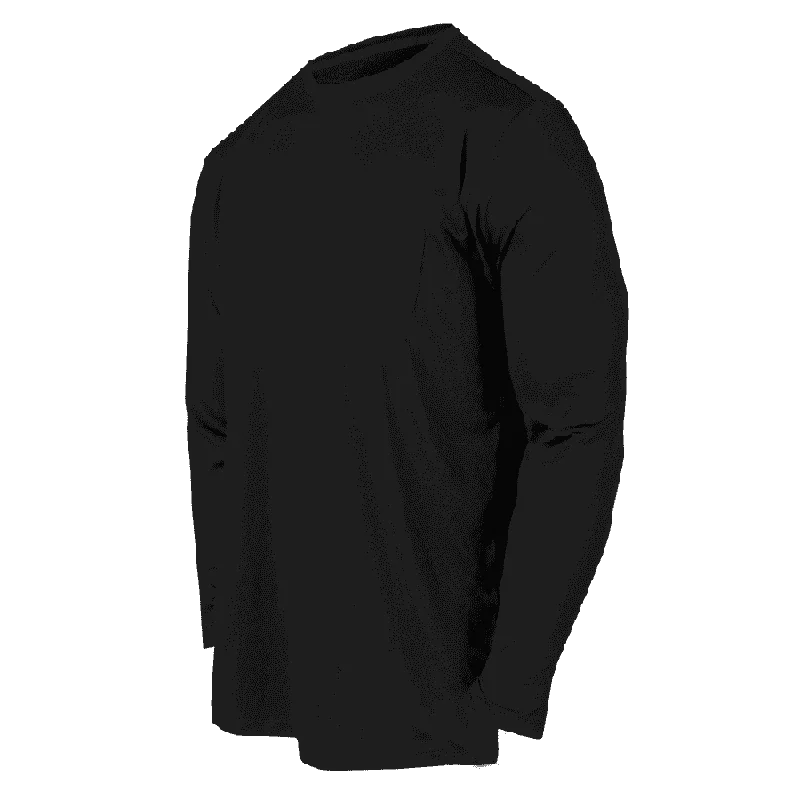 Men's Shirts with Pocket SquaresGS Long Sleeve Performance Crew - Black