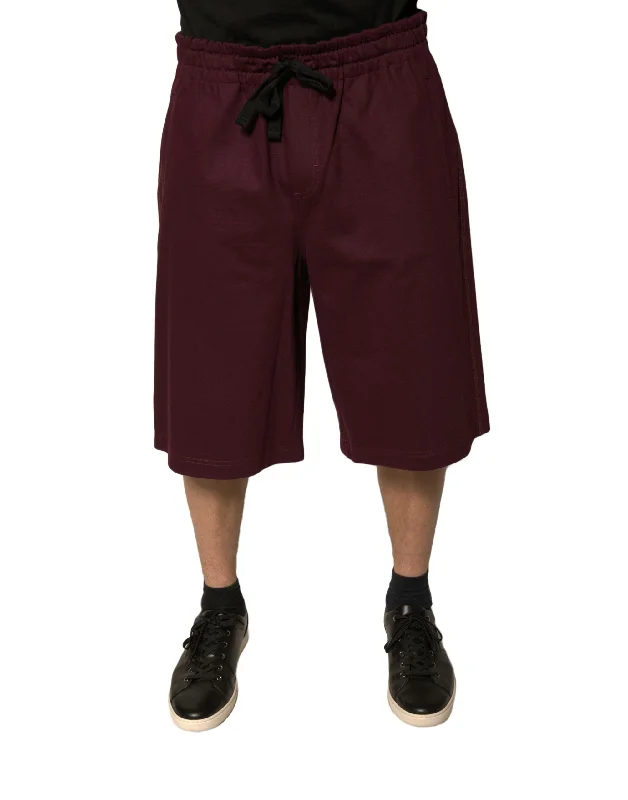 Robust Men's Denim and Canvas ShortsDolce & Gabbana Cotton Mid Waist Bermuda Men's Shorts (Pre-Owned) Robust Men's Denim and Canvas ShortsDolce & Gabbana Cotton Mid Waist Bermuda Men's Shorts (Pre-Owned)