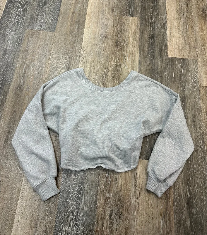 Men's Hoodies with Modern CutsSweatshirt Crewneck By Free People In Grey, Size: L