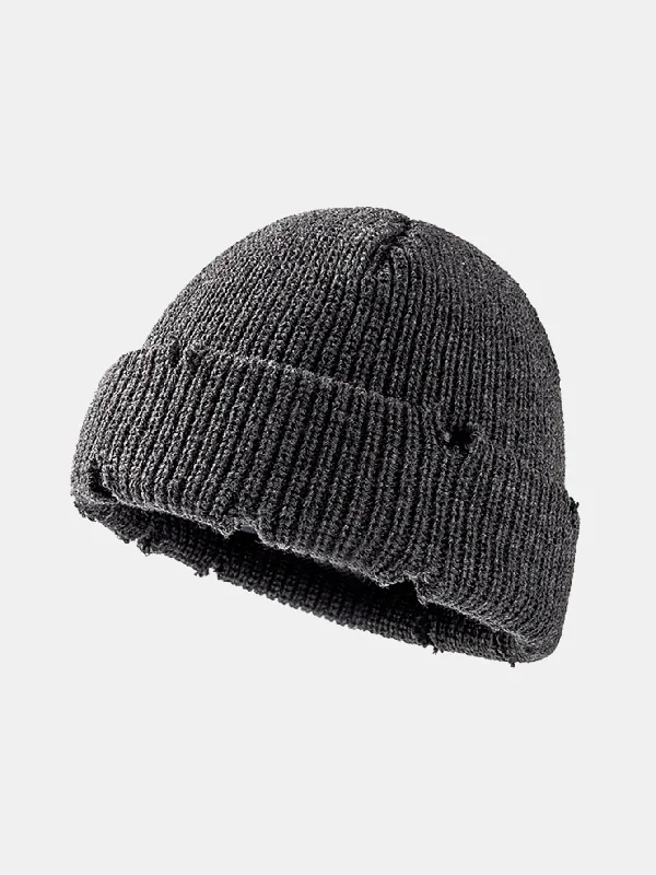 Youth Snapback HatsHip Hop Worn Brimless Knitted Hat