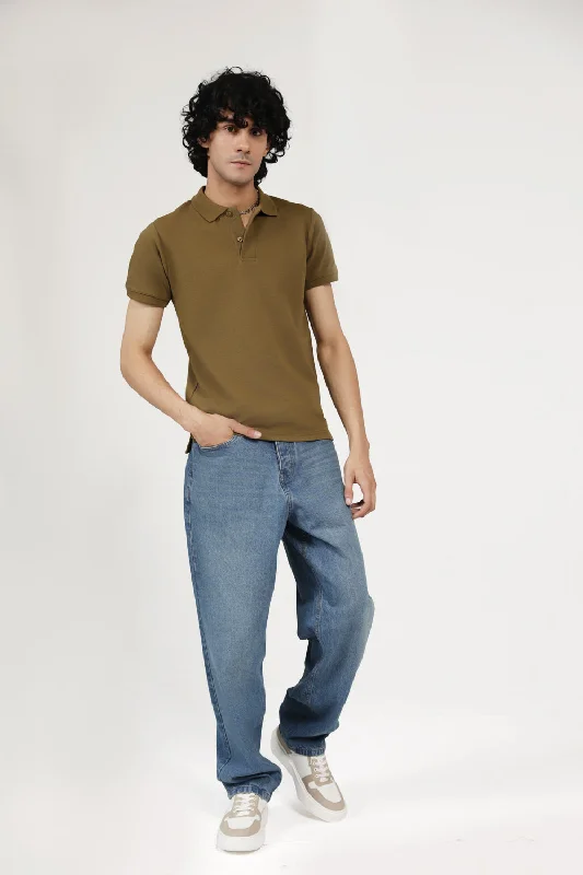 Men's Shirts for Outdoor ActivitiesTEXTURED POLO