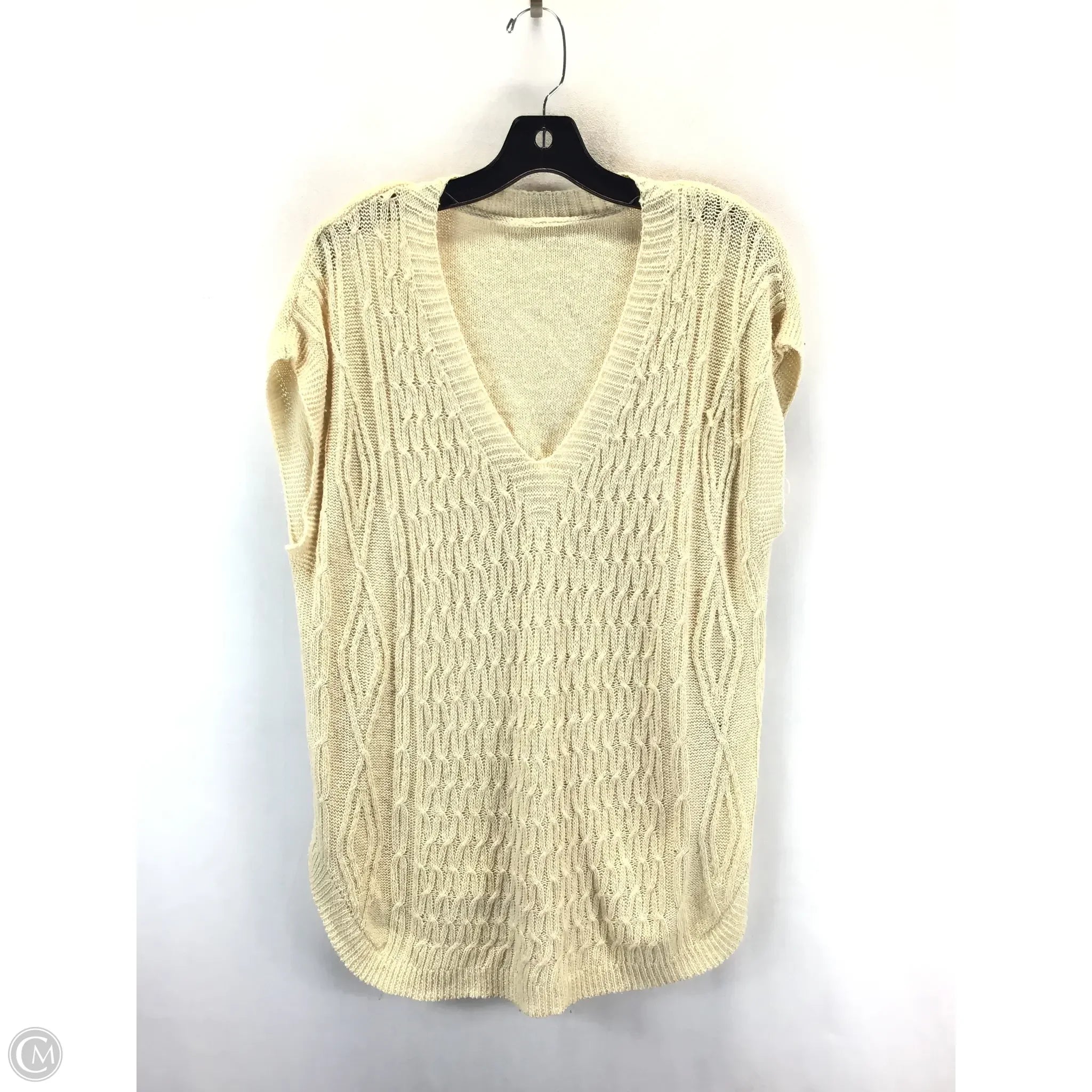 Cool Men's Pea CoatsVest Other By Shein In Beige, Size: M