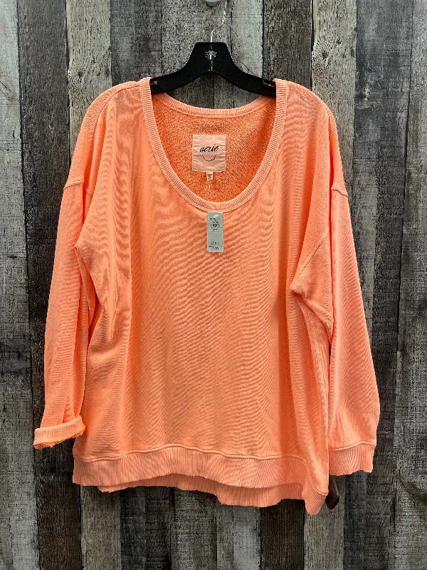 Men's Hoodies with Reinforced StitchingSweatshirt Crewneck By Aerie In Orange, Size: Xs Men's Hoodies with Reinforced StitchingSweatshirt Crewneck By Aerie In Orange, Size: Xs