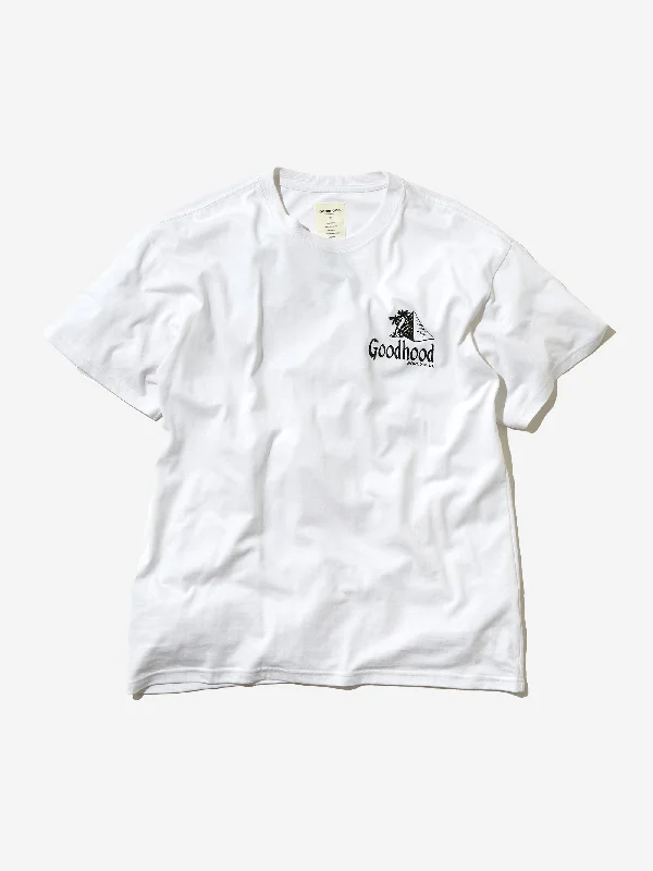 Men's Shirts with Wrinkle-Resistant FabricGoodhood Worldwide Pyramid T-Shirt - White Men's Shirts with Wrinkle-Resistant FabricGoodhood Worldwide Pyramid T-Shirt - White