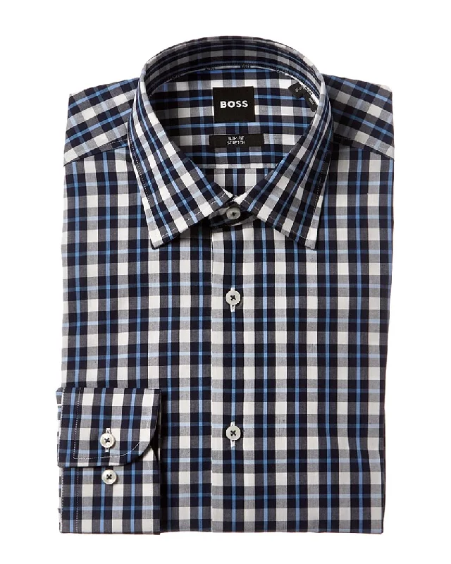 Comfortable Men's Flannel ShirtsHugo Boss Slim Fit Dress Shirt
