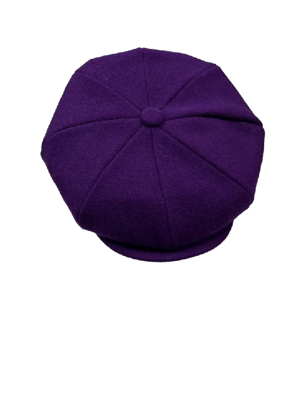 Cheap Winter HatsPurple Men’s Apple Hat 100% Wool Men's casual cap