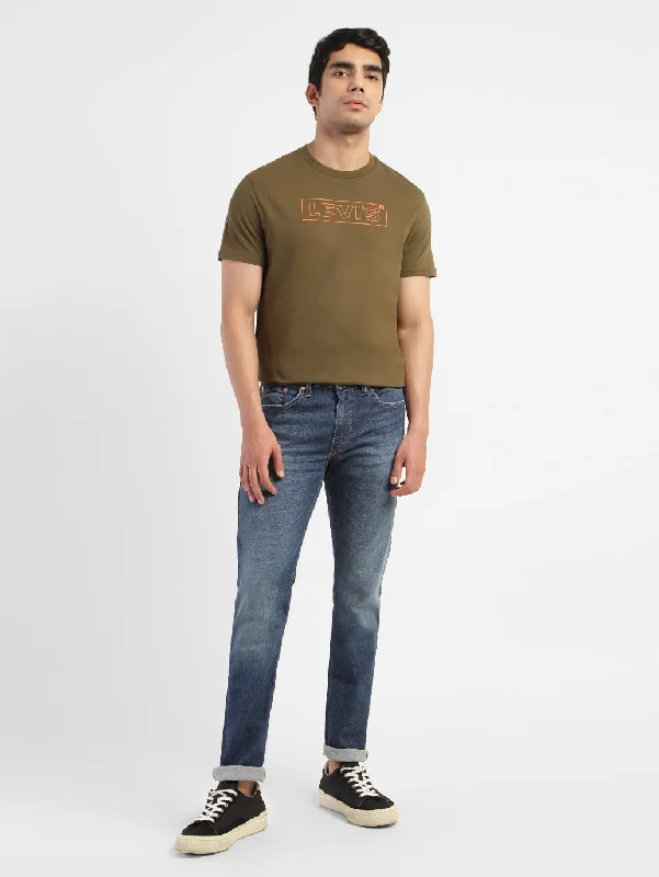 Men's Shirts with Geometric PatternsMen's Brand Logo Slim Fit T-shirt