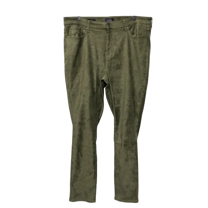 Men's Ripped JeansJeans Skinny By Not Your Daughters Jeans In Green, Size:16
