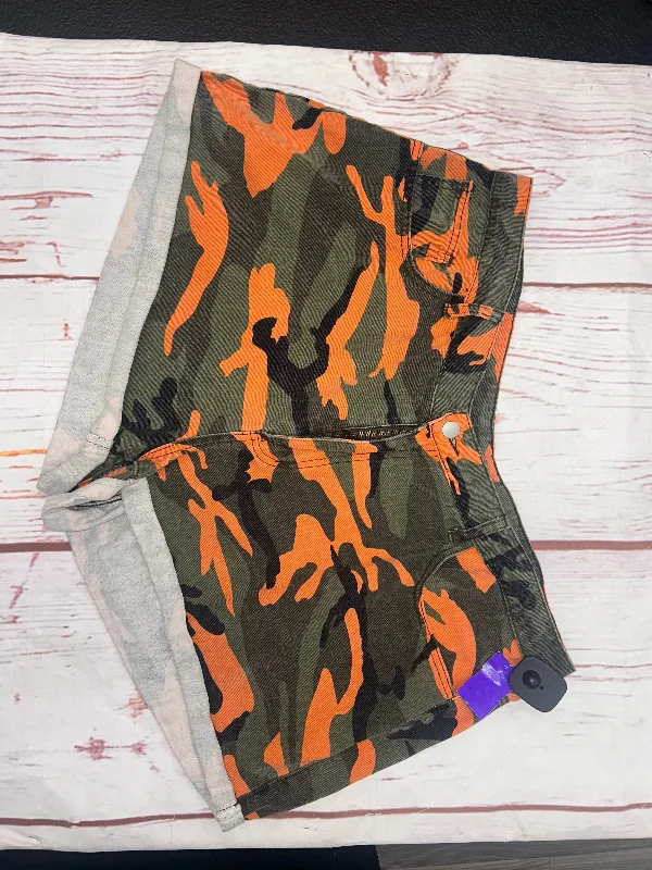 Stylish Men's Chino ShortsShorts By Shein In Camoflauge, Size: 3x