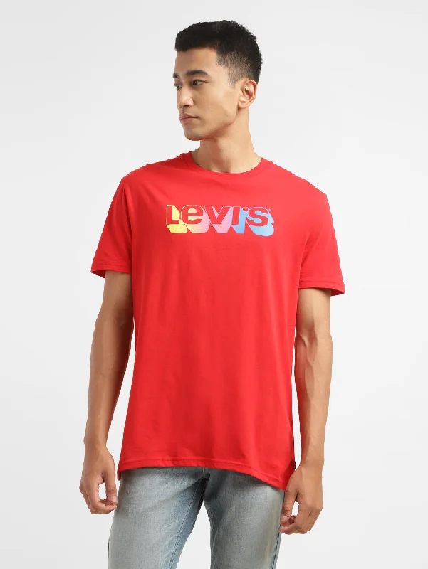 Men's Shirts with Checkered PatternsMen's Brand Logo Crew Neck T-shirt