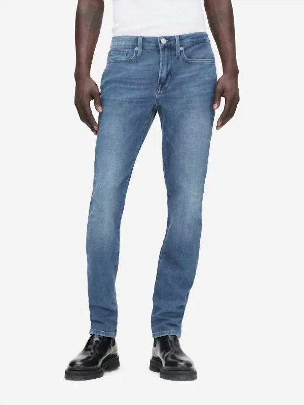 Men's Jeans with Functional PocketsMen's L'homme Skinny Jean In Bradbury
