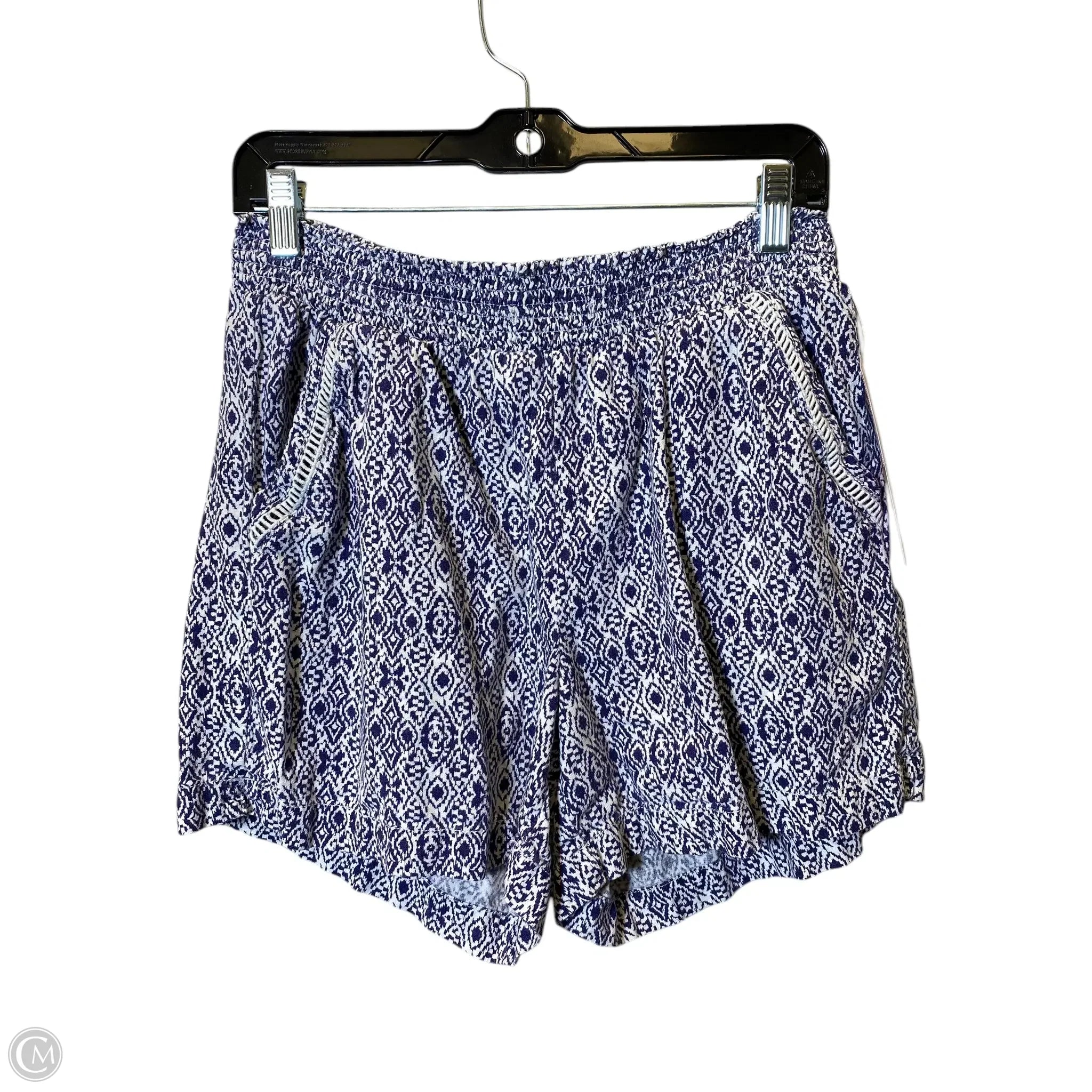 Cozy and Comfortable Men's Flannel and Fleece ShortsShorts By Briggs In Blue & White, Size: L Cozy and Comfortable Men's Flannel and Fleece ShortsShorts By Briggs In Blue & White, Size: L