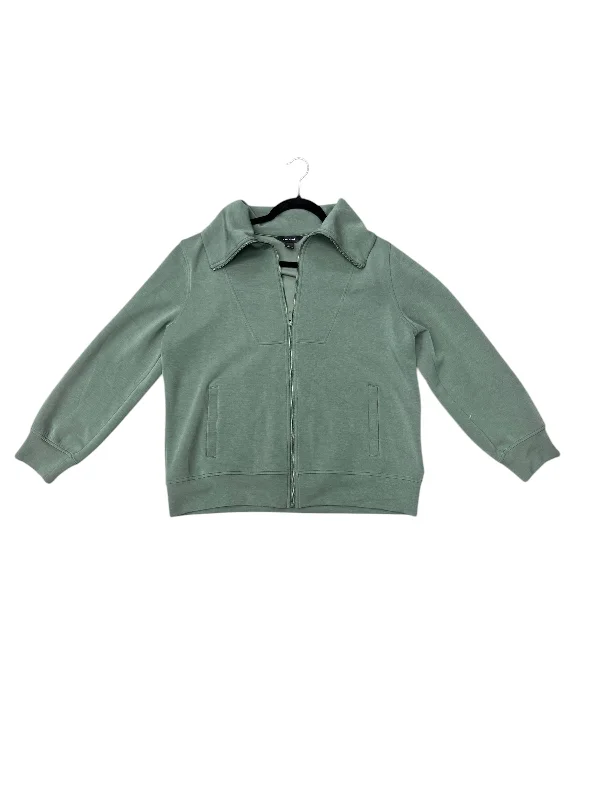 Men's Hoodies with Adjustable HoodsSweatshirt Collar By Clothes Mentor In Green, Size: L