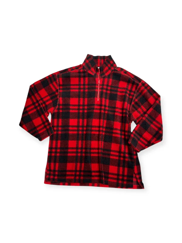 Men's Hoodies with ThumbholesSweatshirt Crewneck By Clothes Mentor In Red, Size: L
