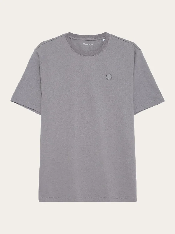 Lightweight Men's Linen ShirtsRegular fit Badge t-shirt - Sharkskin