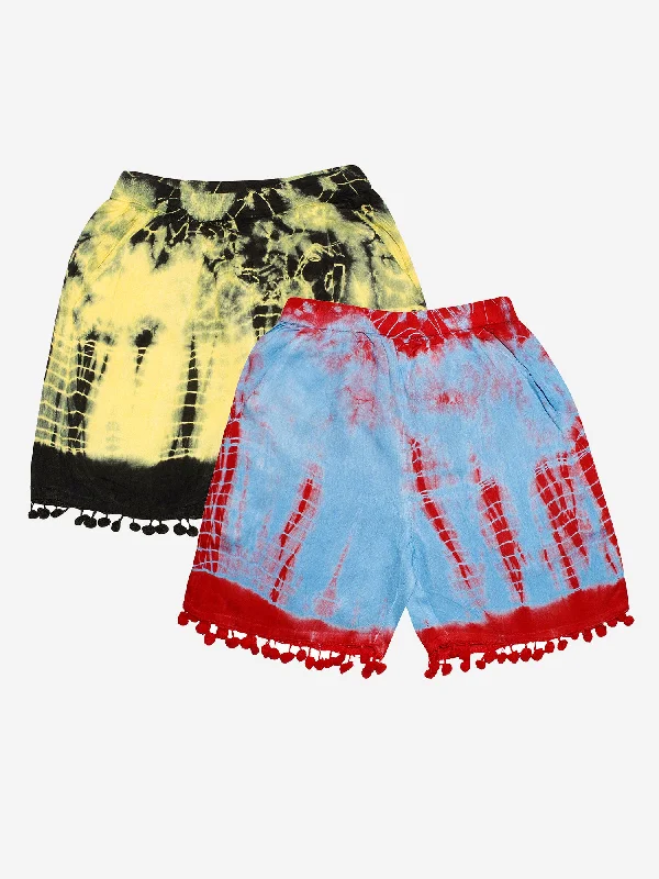 Yellow/Black & Coral/Blue