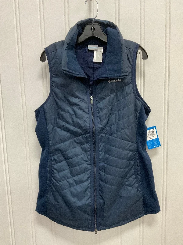 Men's Coats with Military InfluenceVest Other By Columbia In Navy, Size:L