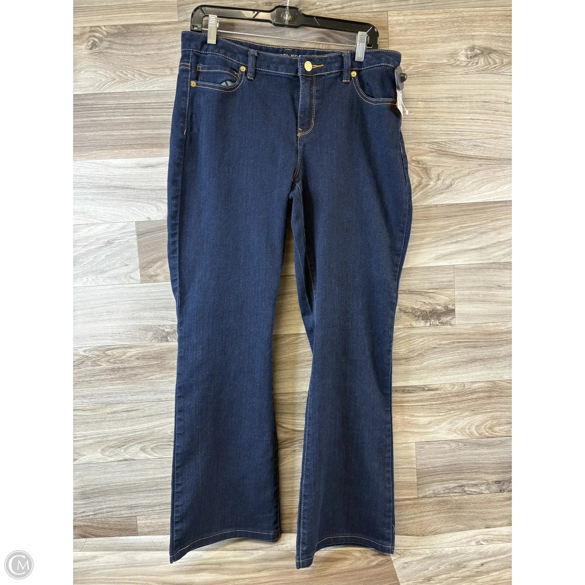 Flexible Stretch Men's JeansJeans Boot Cut By Michael By Michael Kors In Blue Denim, Size: 10