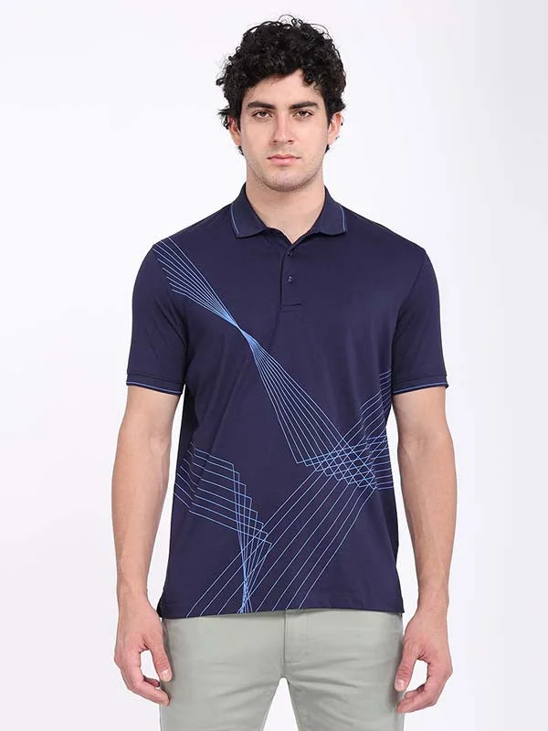 Men's Shirts with Pin CollarsMen Printed Polo T-Shirt