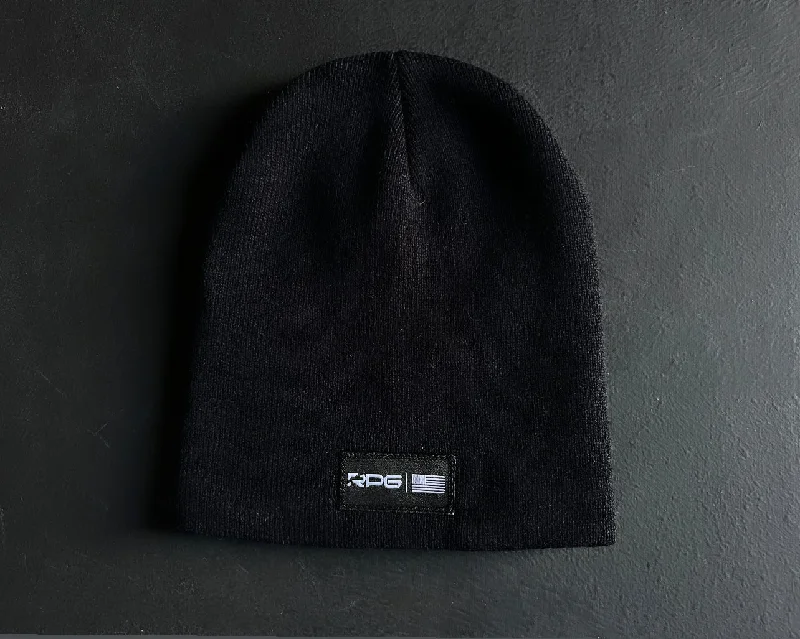 Affordable Baseball HatsRPG CLASSIC BEANIE-BLACK (NEW)