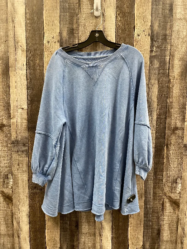 Men's Hoodies with Vintage StyleSweatshirt Crewneck By American Eagle In Blue, Size: Xs Men's Hoodies with Vintage StyleSweatshirt Crewneck By American Eagle In Blue, Size: Xs