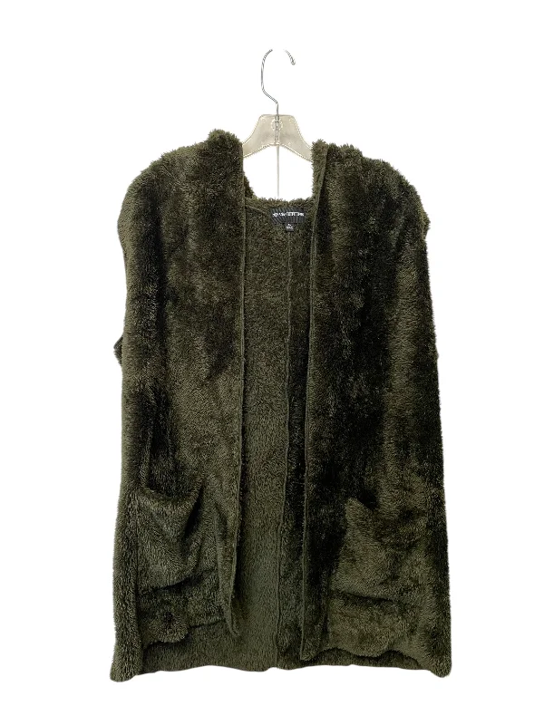 Designer Men's OvercoatsVest Other By Zenana Outfitters In Green, Size: Xl
