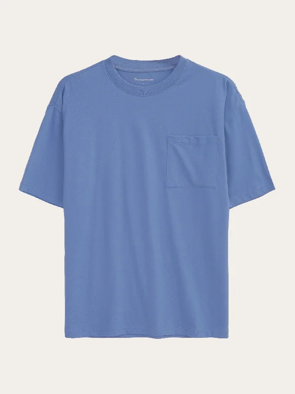 Men's Shirts for BoatingLoose fit heavy single t-shirt - OCS/Vegan - Moonlight Blue