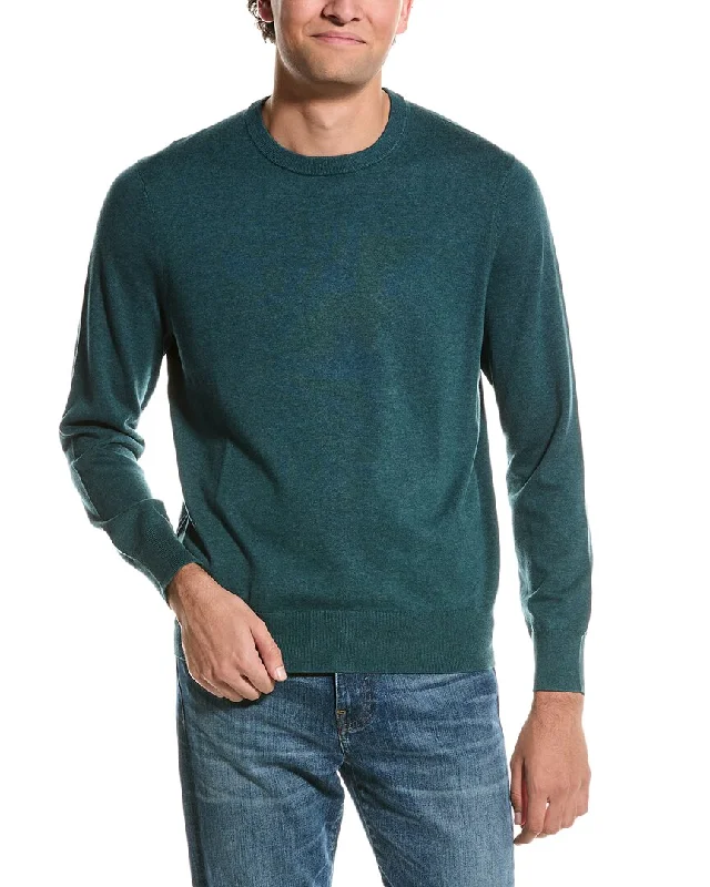 Men's Sweaters with Flat-Front DesignsBrooks Brothers Swift Crewneck Sweater