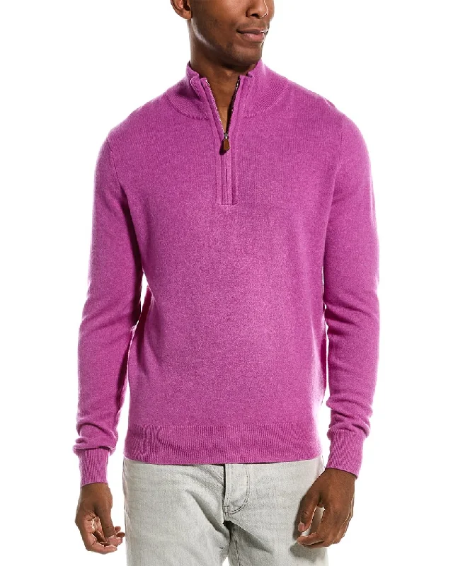 Men's Sweaters with BeadsKier + J 1/4-Zip Cashmere Sweater
