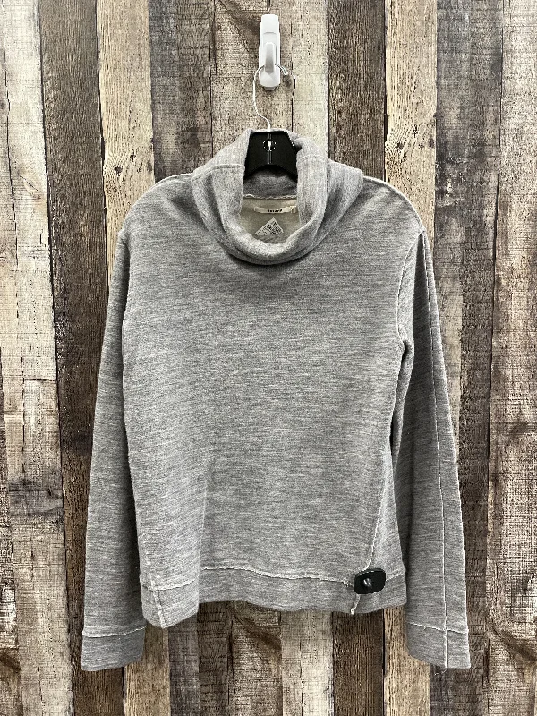 Men's Hoodies with Contrast Fabric PanelsSweatshirt Collar By J Brand In Grey, Size: M Men's Hoodies with Contrast Fabric PanelsSweatshirt Collar By J Brand In Grey, Size: M