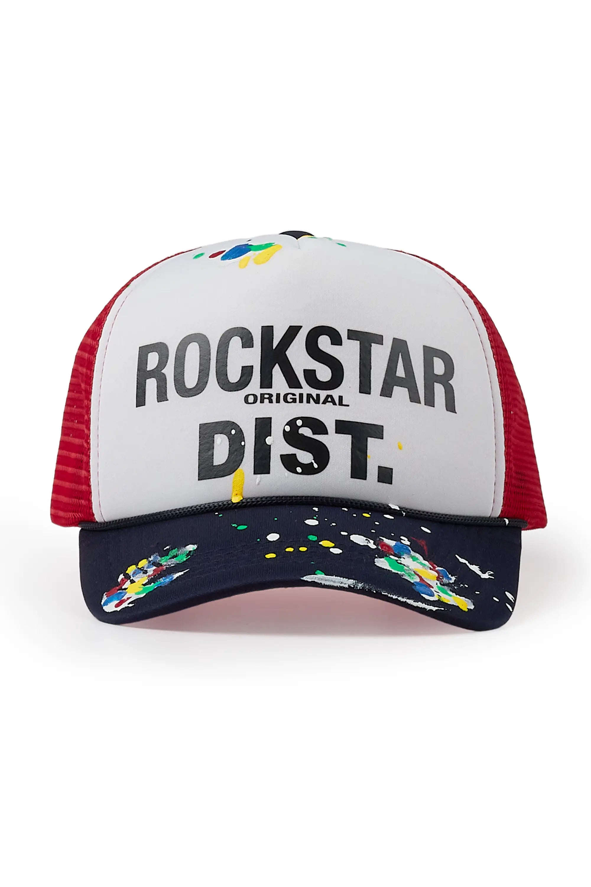 Gentlemen's Bowler HatsNeptune Red/Navy Trucker Hat