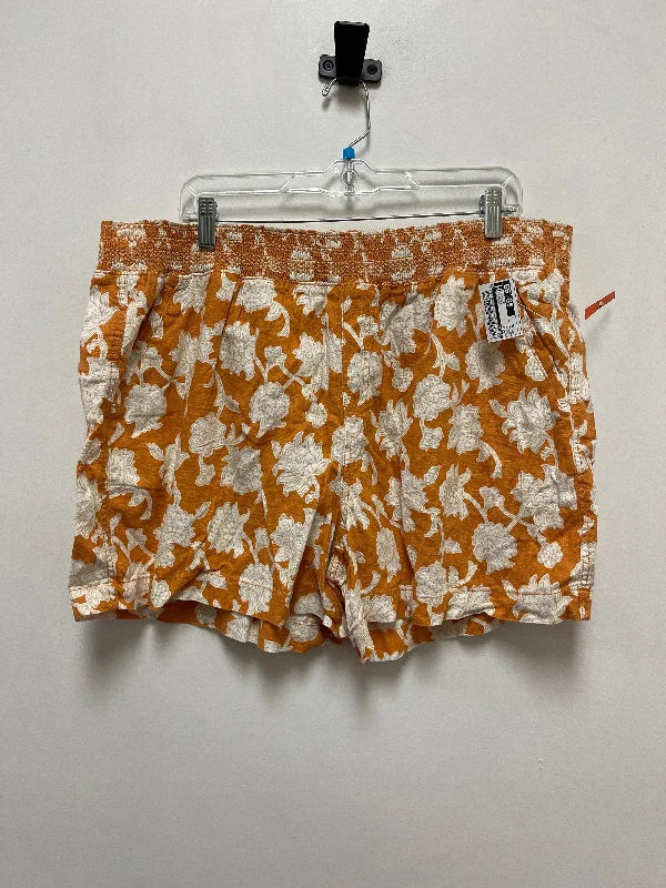 Men's Casual Short Pants for LoungingShorts By Briggs In Yellow, Size: 2x