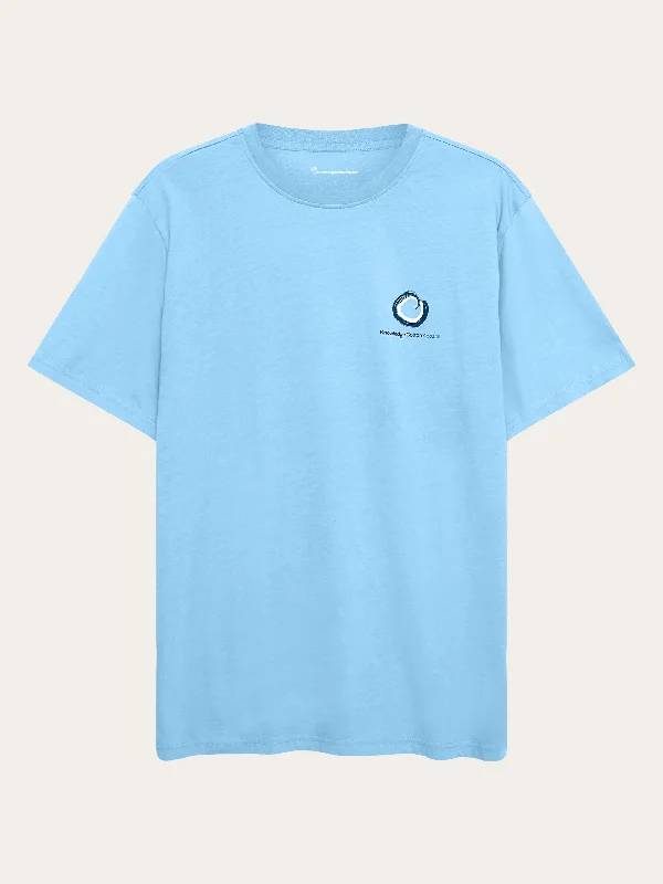 Breathable Men's Mesh TopsRegular fit single jersey wave chest t-shirt - GOTS/Vegan - Dusk Blue Breathable Men's Mesh TopsRegular fit single jersey wave chest t-shirt - GOTS/Vegan - Dusk Blue