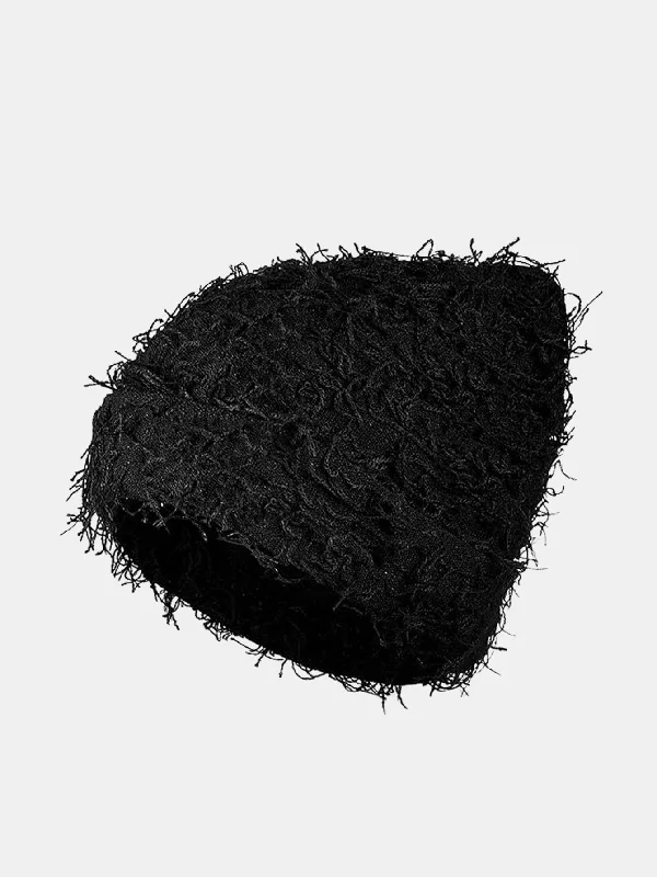 Unique Baseball CapsFashion Tassel Knitted Hat
