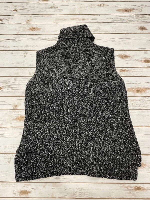 Men's Coats with Patchwork DesignsVest Sweater By Everlane In Black & White, Size: L Men's Coats with Patchwork DesignsVest Sweater By Everlane In Black & White, Size: L
