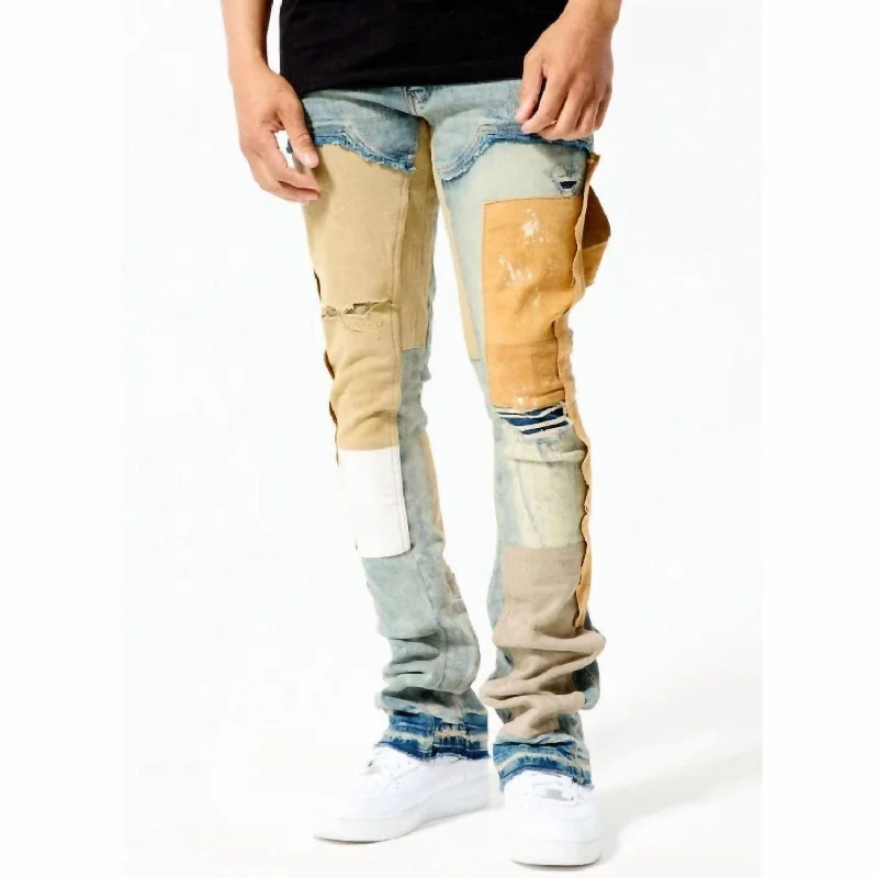 Men's Jeans for Everyday WearSean Stacked Forest Hill Denim Jeans In Ice Antique