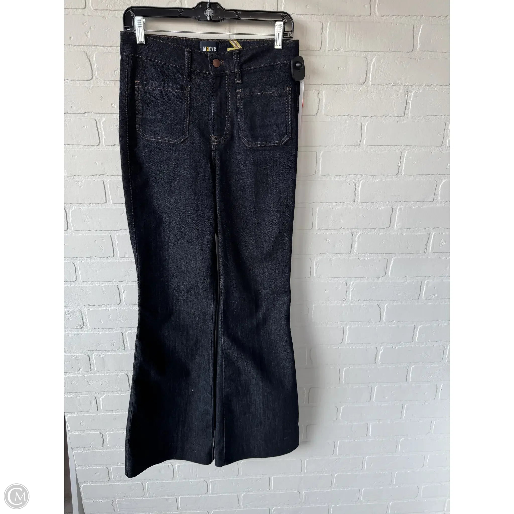 Everyday Casual Men's JeansJeans Flared By Maeve In Blue Denim, Size: 4